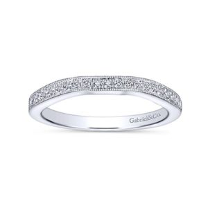 Gabriel & Co. Round Diamond Wedding Band WB6389W44JJ