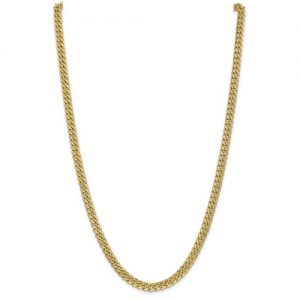 6mm Cuban Link 14k Yellow Gold 24"