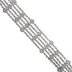 Diamond Tennis Bracelet 11ctw 18k White Gold